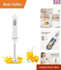 Stainless Steel 2-Speed Stick Blender – Ergonomic & Portable Kitchen Essential