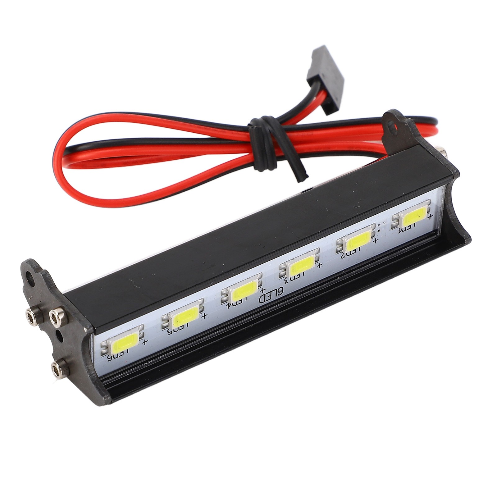 Aluminum Alloy 6LEDs White Light RC LED Light Bar For SCX10 Easy To Use