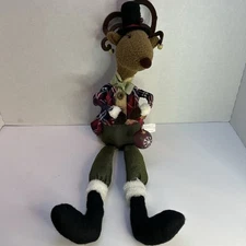 Christmas 20” Plush Reindeer Shelf Sitter Zest Garden Limited 2016