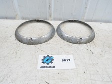 Jeep Willys Cj3b Cj5 2a3a Front Grille Headlight Trim Ring Bezels