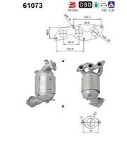 Katalysator As 61073 FüR Hyundai I10 2 Ba Ia