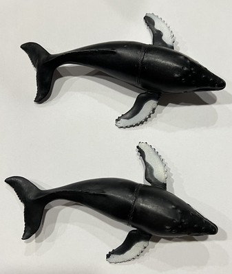 Lot 2 2010 Greenbrier International Inc Humpback Whale 7” Plastic