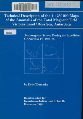 Technical Description of the Maps of the Anomalis of the Total Magnetic Field Vi