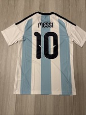 NWT Men’s Medium Slim Fit Argentina Soccer Adidas Brand Lionel Messi 10 Jersey