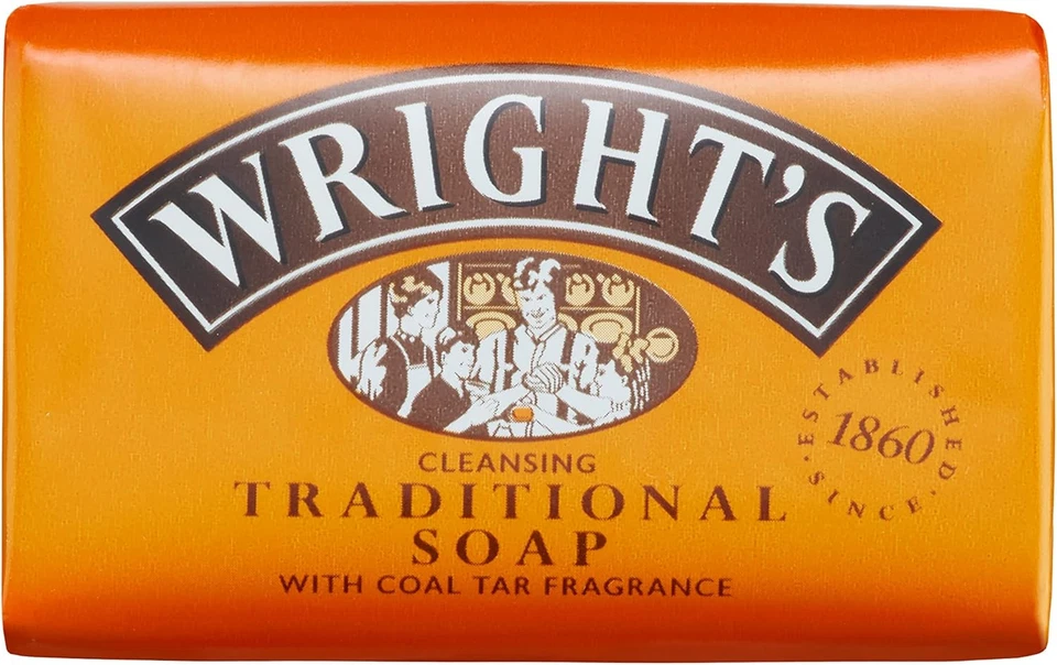 Wright's Cleansing Traditional Coaltar Fregrance Soap (125g Pack)