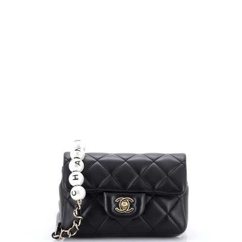Chanel My Precious Pearls Waist Bag Quilted Lambskin Mini