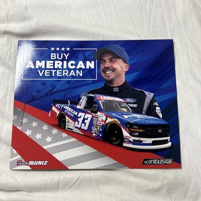 RARE NASCAR FRANKIE MUNIZ CORPORATE MARKETING CARD VERY FEW MADE 