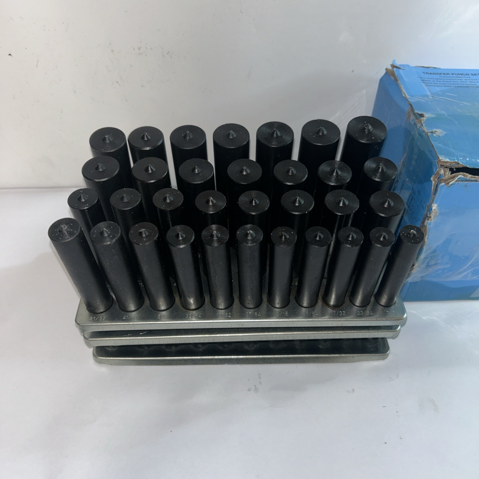 Fowler 52-482-030-0 33-Piece Transfer Punch Precision Matched For Toolmakers