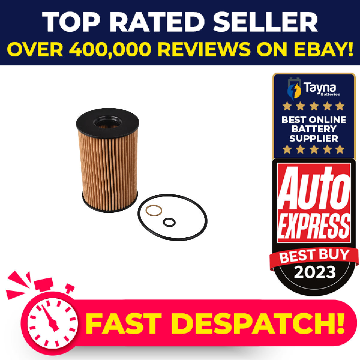 Oil Filter fits BMW M850 4.4 2018 on N63B44D Blue Print 11427583220 11427600089