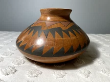 Mata Ortiz Pottery Coil Vessel Vase By Benjamin Soto Pre-Hispanic Artifact Style