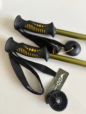 DD Aluminum Adjustable Trekking Hiking Poles (2x) Olive Green