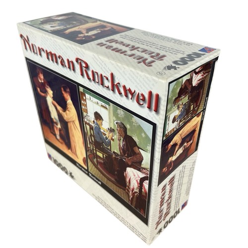 Norman Rockwell Sure-Lox 1000 PC Puzzle His First Day At School 2006 | eBay