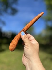 Handmade Cherry Wood Magic Wand Wizard Witch 7 1/4" NEW