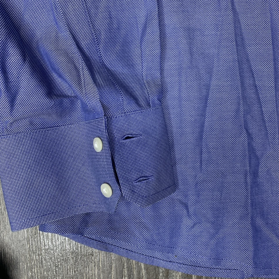 Hermosa camisa de vestir azul Cutter & Buck para hombre talla 3XL con corbata de seda Calvin Klein Foto 2 de 4