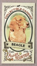 Beagle 2019 Topps Allen & Ginter Baseball Collectible Canines Minis #CC-1