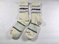 Bombas Pattern Calf Socks Lot Of 2 Pairs Size M