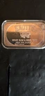 Rare Vintage Knotts Berry Farms &Ghost Town 1oz Silver Bar.999 Fine