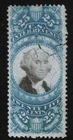 US Scott R112 Used 25cblue/black Int. Rev. - G. Wash. Revenue Lot S078 bhmstamps