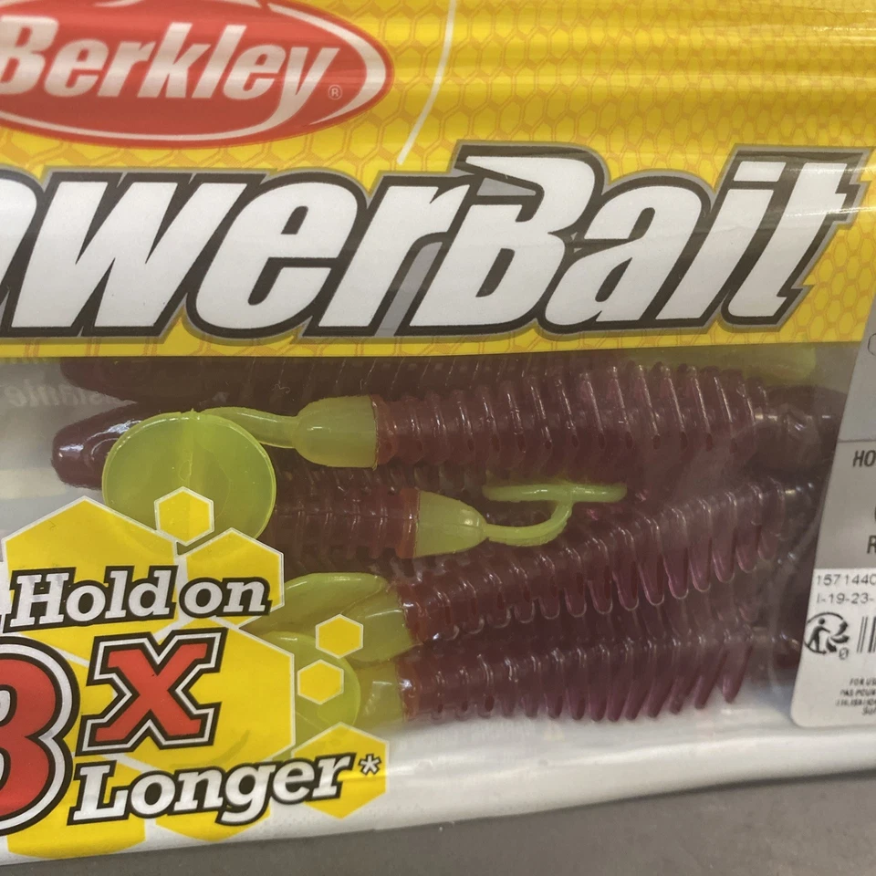 Berkley Powerbait 3,25” Bonefish Purple Chartreuse paquete de 8 unidades Foto 2 de 4