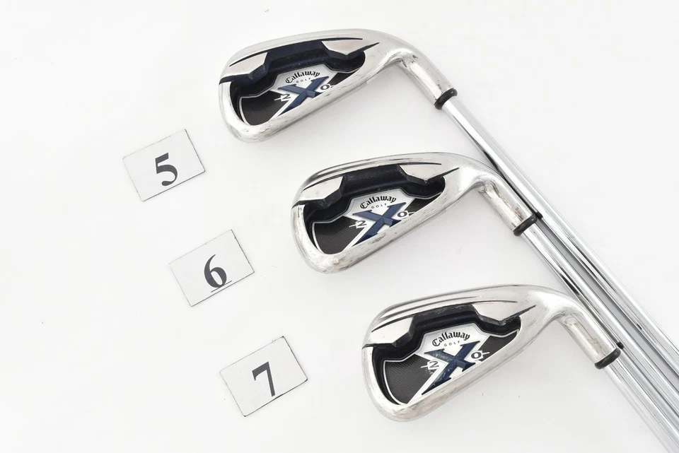 Callaway X-20 6p 5-6-7-8-9-Pw RH Golf Men Club Iron Set NSPRO 950GH Stiff Flex - Image 4 of 4