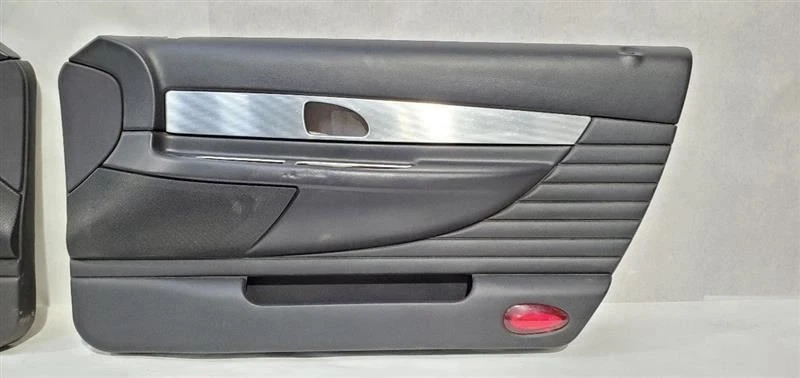 Par de molduras de puerta interior delantera negro OEM 2002 03 04 2005 Ford Thunderbird Foto 3 de 4