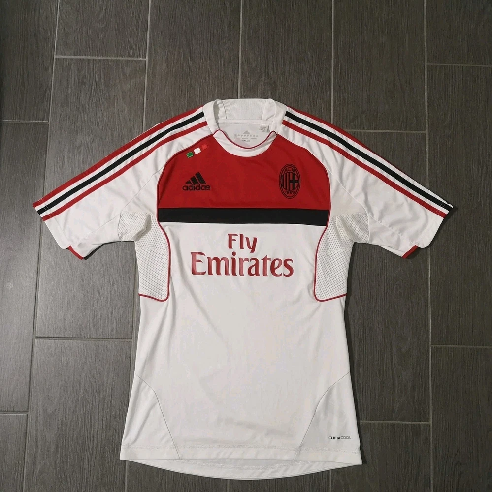 Vintage Retro 2011/12 AC Mailand Trikot Größe: S Fußball Streatwear Adidas