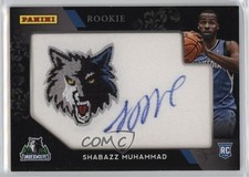2013 Panini Black Friday Manufactured Shabazz Muhammad #SM Patch Auto 3s8