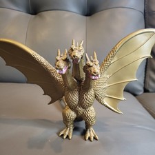 Bandai 2014 King Ghidorah 6.5" Figure Toho Godzilla 3 Headed Golden Dragon Kaiju