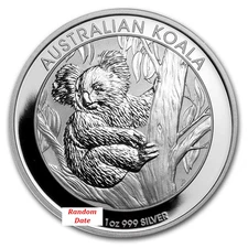 Silver 1 oz Australia Perth Koala *Random Date*