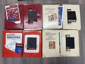 Lot of 12 Intellivision Games With Boxes: Dungeons & Dragons, Tron, Burgertime
