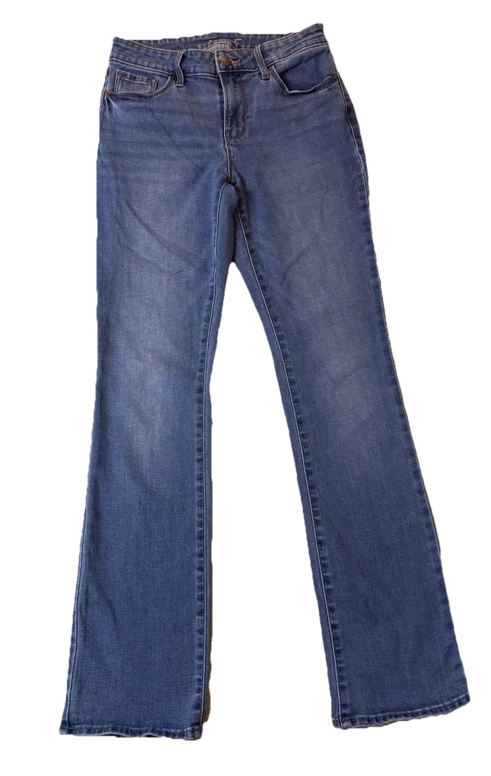 Old Navy Women's Mid-Rise Bootcut Jeans Blue Stretch Denim Medium Wash 4