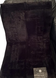 VINTAGE 2004 HOTEL COLLECTION LUXURY BATH RUG MAT 22X35 BLACK MACHINE NWT NEW