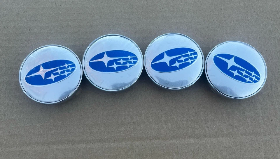 SUBARU SET OF 4 MATT GRAY 60 mm/2.36in Wheel Center Caps - FITS MOST MODELS - Image 4 of 4