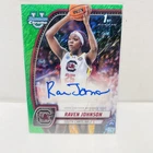 2024-25 Bowman University Chrome -Chrome Prospect Autographs Raven Johnson Green