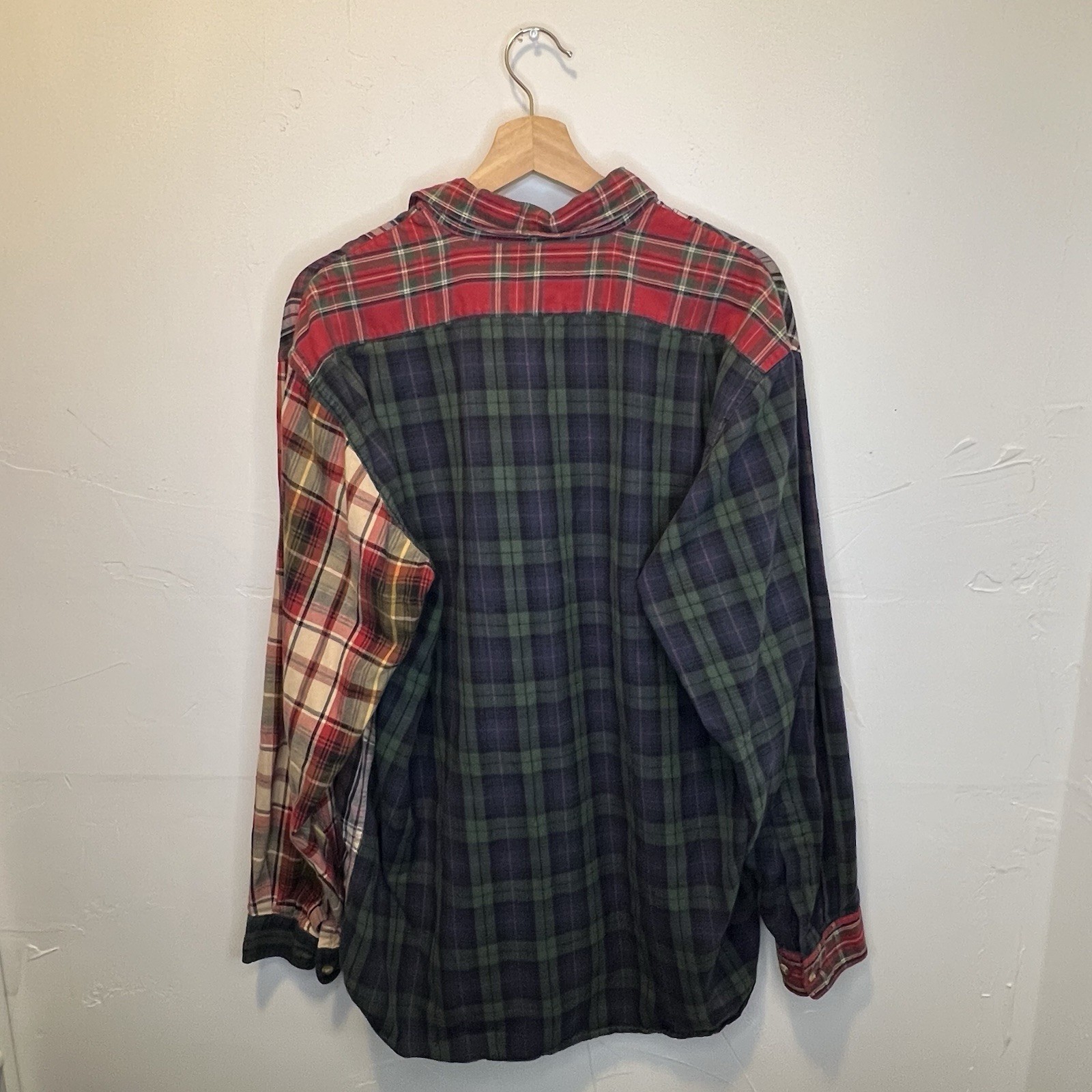 Patchwork Plaid Button Up – Needles Inspired – Si… - image 3