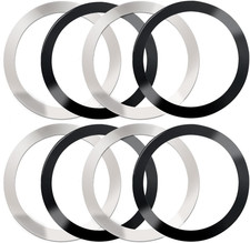 8 Pack Universal Metal Rings Sticker Compatible with Magsafe Magnetic Wireless C