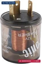 Heavy Duty 3-Pin 12V Electronic Turn Signal Flasher for LED  Incandescent Bulbs