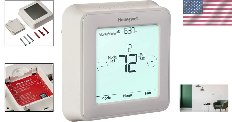 Programmable Thermostat - Touchscreen Display - Image 2 of 4