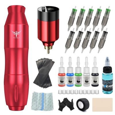 Maschine Set Wireless Complete Kit Rotary Pen with 1500mAh Battery
