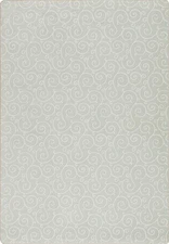 10x13 Milliken Blue Solid Swirls Area Rug Lyrical Aqua Mist - Aprx 10 9 x 13 2