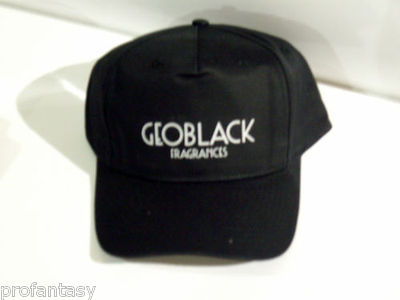 PRIMA 1ª CLASSE GEOBLACK FRAGRANCES CAPPELLO NERO CON VISIERA