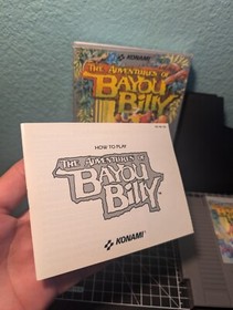 NES Adventures of Bayou Billy CIB Complete in Box w/Inserts (Nintendo NES, 1989)