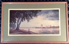 Andrew C. Gallano (1915-1988) Signed & Numbered Serigraph~Springfield, MA View
