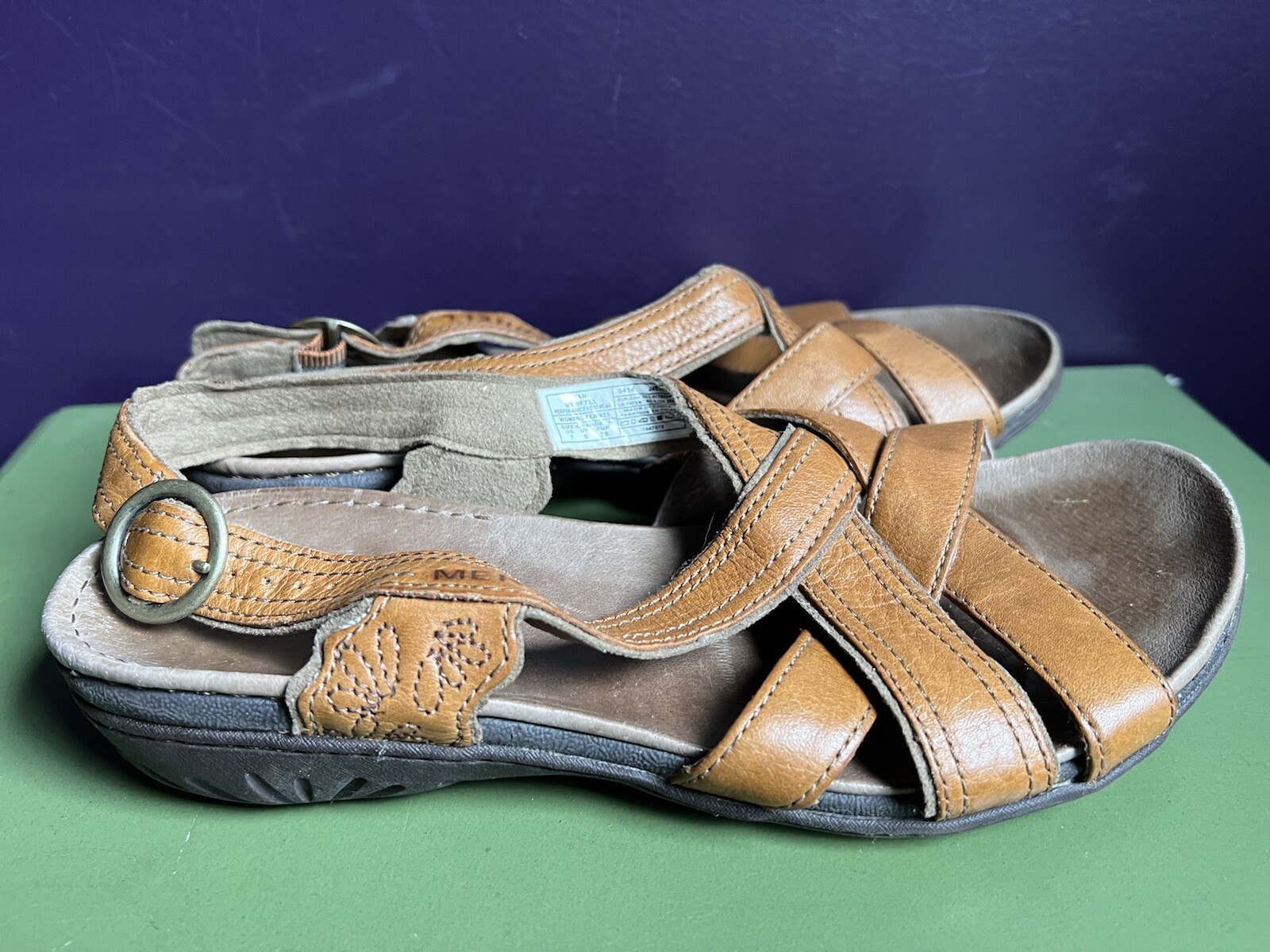 Sandalo donna Merrell Basoon con cinturino marrone taglia 7