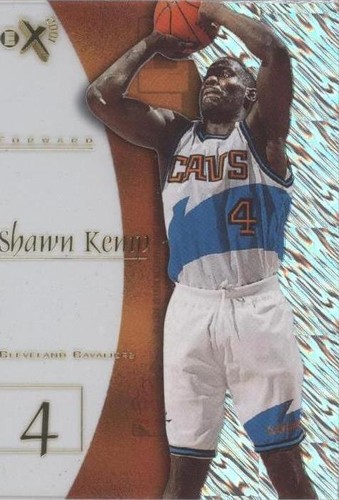 1997-98 Topps Finest Gold Embossed REFRACTOR Shawn Kemp #311 Bgs7 