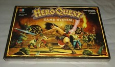 HERO QUEST Game System (Basisspiel) Heroquest MB NEU & ORIGINALVERSCHWEIßT TOP