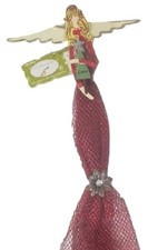 Sunset Vista Mesh Angel Christmas Ornament or Hanging
