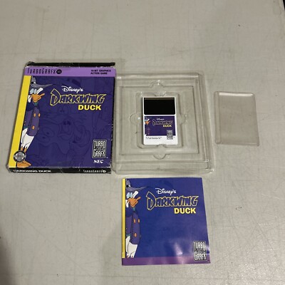 Darkwing Duck Turbo Grafx 16 TG16 Boxed Complete