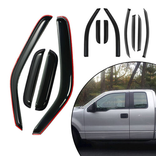 Cinta en visera de ventana de humo protectores de lluvia para sol deflector de ventilación parasol apto para Ford - Imagen 21 de 45