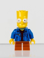 LEGO The Simpsons Bart Simpson Minifigure. Used  Fast Shipping